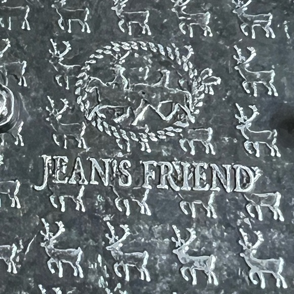 Men Belt Buckle Jeans Friend Antique Silver Blue Enamel Moose - Picture 4 of 5